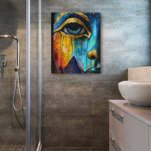 Sapphire Eye Oracle - Luxury Wall Art