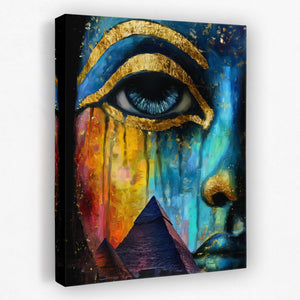 Sapphire Eye Oracle - Luxury Wall Art