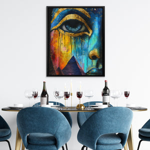Sapphire Eye Oracle - Luxury Wall Art