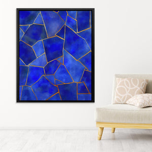 Sapphire Mosai - Luxury Wall Art