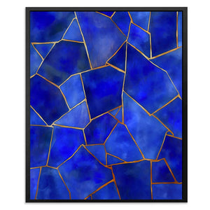 Sapphire Mosai - Luxury Wall Art