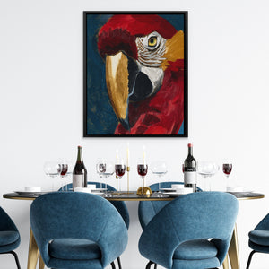 Scarlet Thunder Portrait - Luxury Wall Art
