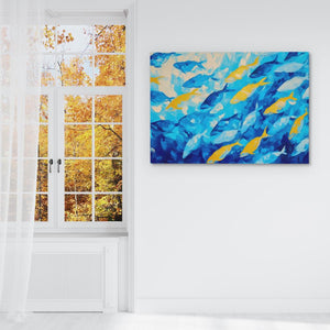 School of Blues - Luxury Wall Art