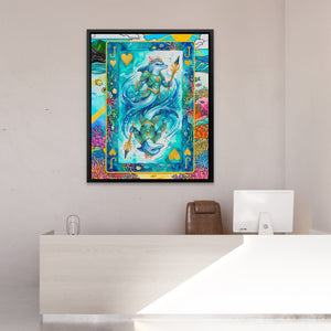 Sea Creature Jack of Hearts Card — Sea Creature Jack of Hearts Card New Reception Desk Port 82