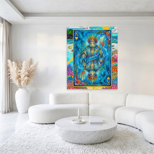 Sea Creature King of Hearts Card — Sea Creature King of Hearts Card White Luxury Port 218