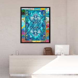 Sea Creature Queen of Hearts Card — Sea Creature Queen of Hearts Card New Reception Desk Port 84