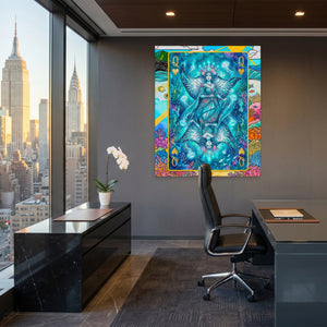 Sea Creature Queen of Hearts Card — Sea Creature Queen of Hearts Card Office View Port 99