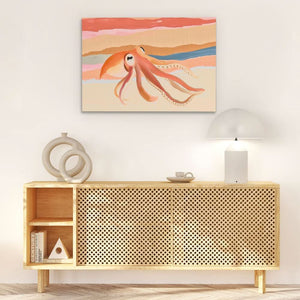 Sea Dreamer - Orange Wall Art for Kids Room