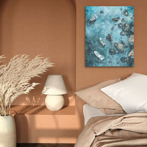 Sea Pier - Blue Wall Art