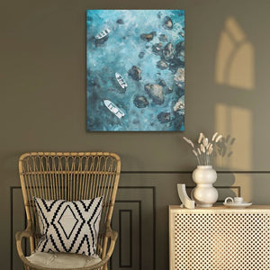 Sea Pier - Large Modern Canvas Print