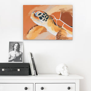 Sea Turtle Rising โ Sea Turtle Rising Skull Desk 179