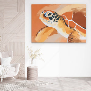 Sea Turtle Rising โ Sea Turtle Rising white chair wall land 211