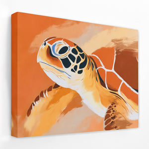 Sea Turtle Rising โ Sea Turtle Rising Landscape Side View Mirror Wrap 115