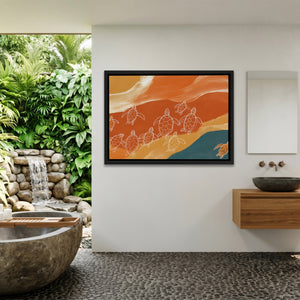 Sea Turtles Tide โ Sea Turtles Tide Outdoor Bathroom Land 149