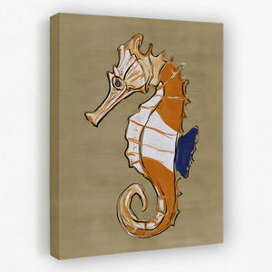 Seahorse Copper Dreams - Luxury Wall Art