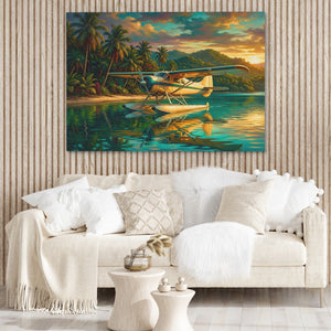 Seaplane Tropical Sunset โ Seaplane Tropical Sunset Boujie Couch 38