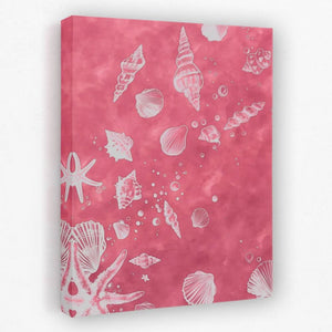 Seashell Dance - Beach Canvas Wall Art