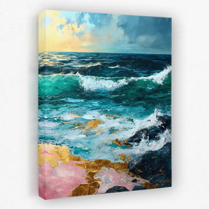 Seaside View - Beach Canvas Wall Art