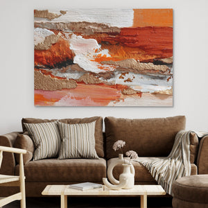 Sediments Fire - Luxury Wall Art