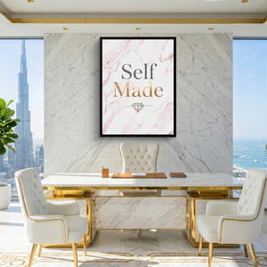 Self Made Golden Vision โ self made golden vision sq king lux 1port framed black