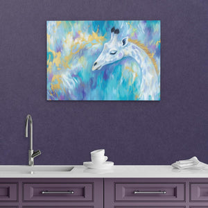 Serene Sky Giraffe - Luxury Wall Art