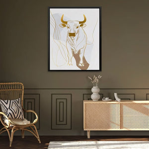 Serene Strength - Large Contemporary Canvas Print