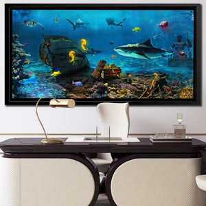 Shark Ocean - Luxury Wall Art