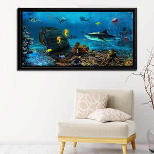 Shark Ocean - Luxury Wall Art