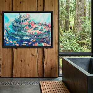 Shark Shipwreck Sanctuary โ Shark Shipwreck Sanctuary Outdoor Bathroom Log Land 122