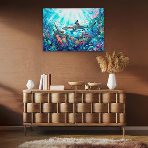 Shark Sunken Sanctuary โ Shark Sunken Sanctuary Brown Room Clean 45