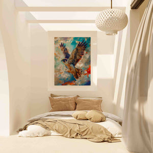 Sharp Talons - Wall Art in Black Frame