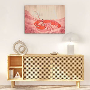 Shellfish Shuffle - Modern Colorful Canvas Wall Art