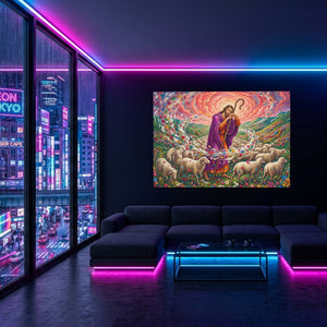 Shepherd Divine Radiance — Shepherd Divine Radiance Blue Pink Neon Room Land 33
