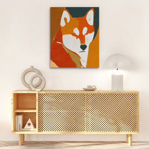 Shiba Sunset Portrait