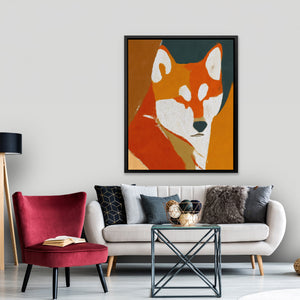 Shiba Sunset Portrait