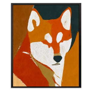 Shiba Sunset Portrait - Luxury Wall Art