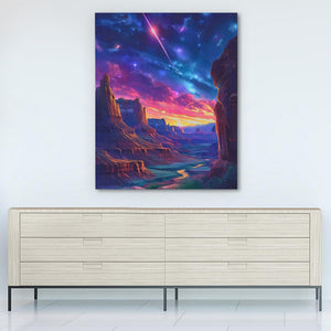 Shooting Star Canyon - Luxury Wall Art