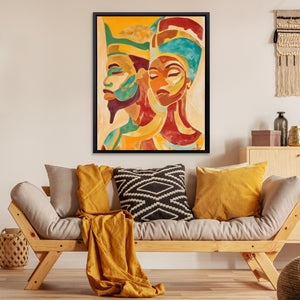 Sisterhood Golden Reverie - Luxury Wall Art