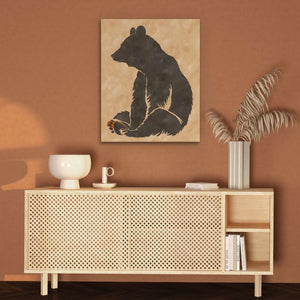 Sitting Brown Bear - Animals Art