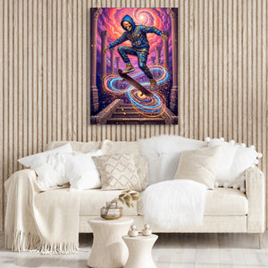 Skate Skeleton Vortex โ skate skeleton vortex sq boujie couch 1port flush print