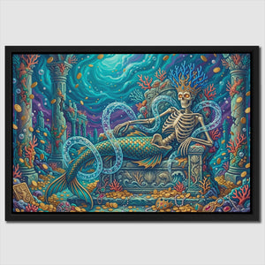 Skeletal Mermaid Throne โ Skeletal Mermaid Throne Close Up Landscape 60