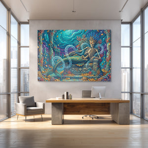 Skeletal Mermaid Throne โ Skeletal Mermaid Throne Baller Office 8