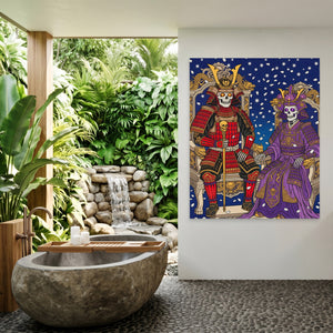 Skeletal Samurai Royalty — Skeletal Samurai Royalty Outdoor Bathroom Port 324