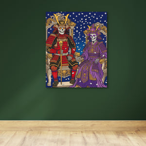 Skeletal Samurai Royalty — Skeletal Samurai Royalty Green Wall 149