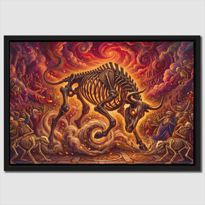 Skeleton Bull Inferno — Skeleton Bull Inferno Close Up Landscape 62