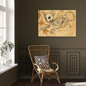 Skeleton Cat - Luxury Wall Art