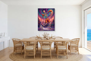 Skeleton Confetti Punch - Luxury Wall Art
