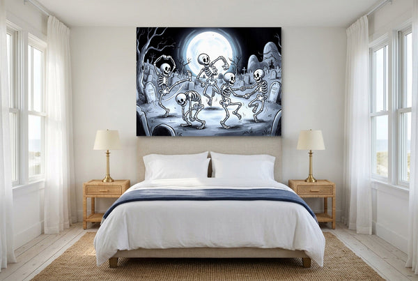 Skeleton Dance Rubber Hose in a room