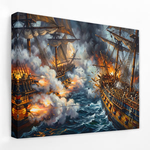 Skeleton Fleet Battle — Skeleton Fleet Battle Landscape Side View Mirror Wrap 90