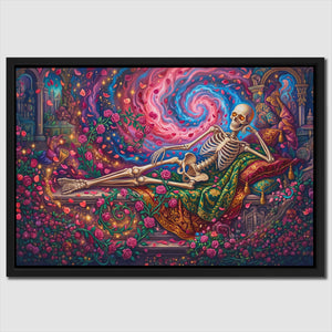 Skeleton Floral Reverie โ Skeleton Floral Reverie Close Up Landscape 65